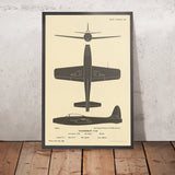 Thunderjet P-84: Cold War Aircraft Identification Chart, 1947