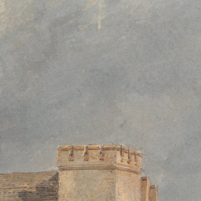 Vista de Hampton Court, Hertfordshire, desde el noroeste por Turner, 1806 