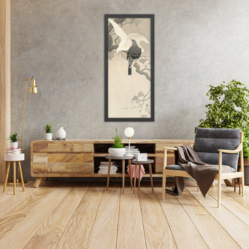 A framed image of 