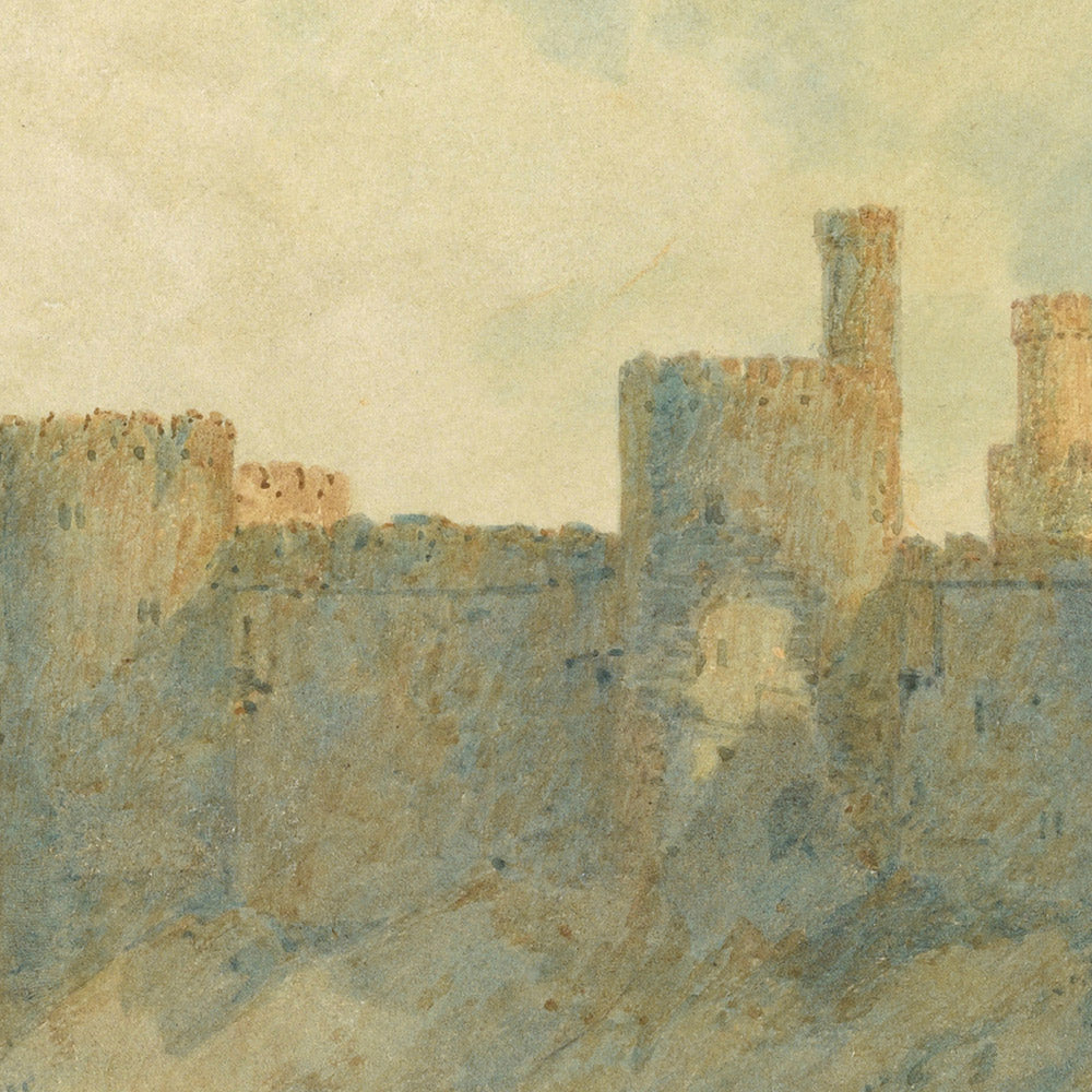 Conway Castle, North Wales by Turner, 1798