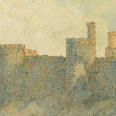 Conway Castle, North Wales by Turner, 1798