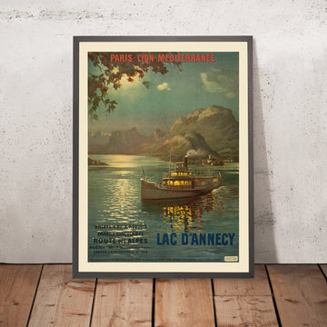 A framed image of 