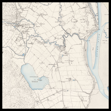 An old Ordnance Survey map of Dumfries