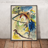 Watercolor IX (with black lines) by Wassily Kandinsky, 1913