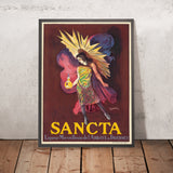 Sancta Vintage Liqueur Poster by Leonetto Cappiello, 1925