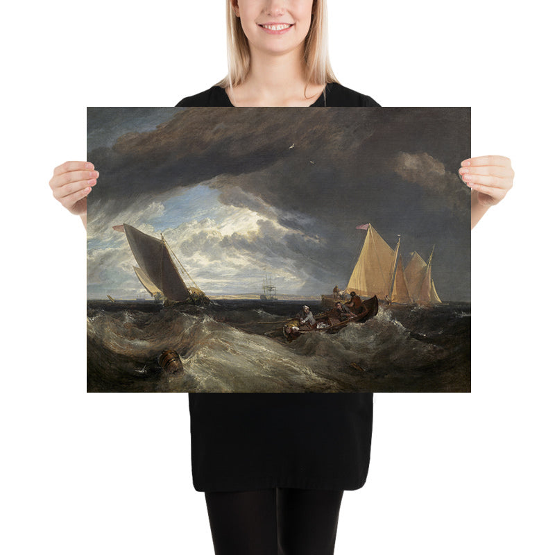 La unión del Támesis y el Medway por Turner, 1807 