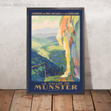 Elsass-Reiseplakat: La vallée de Munster von Henri de Renaucourt 