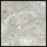 Mapa antiguo personalizado de Battersea 