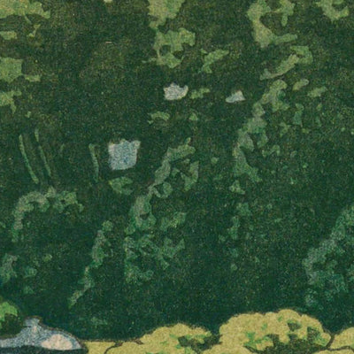 Okayama Korakuen Garten von Hasui Kawase, 1935 