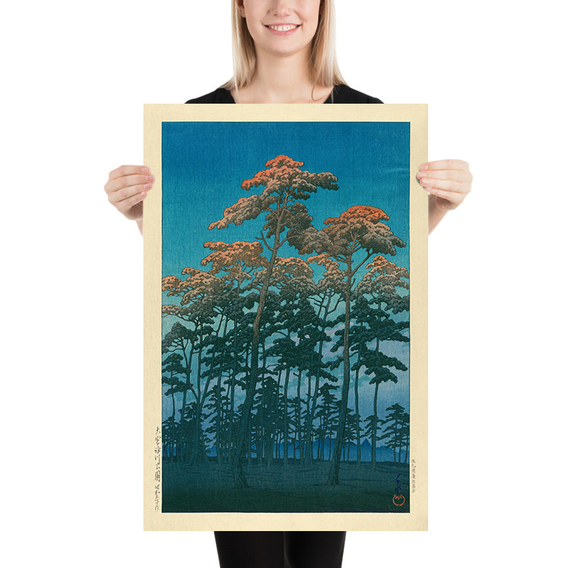 Parco Hikawa a Omiya di Hasui Kawase, 1935 