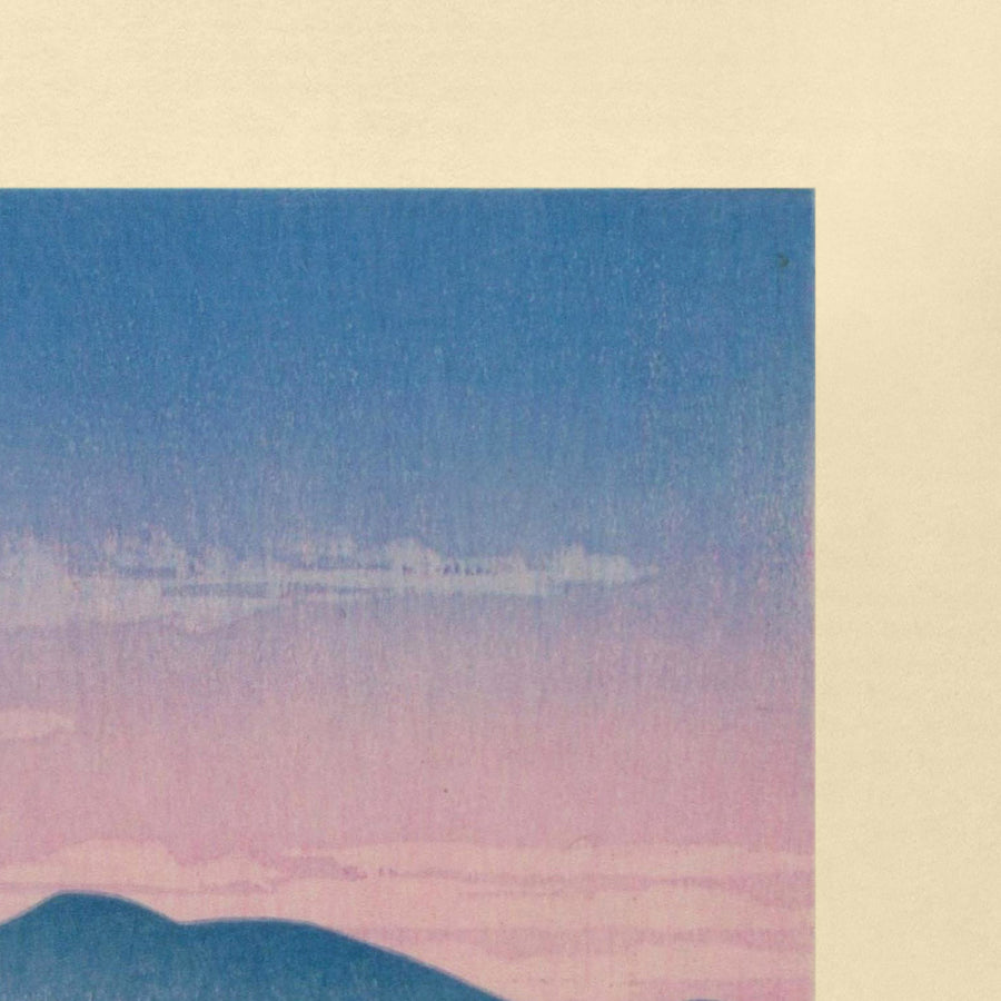 Vogelperspektive des Ioridani-Passes, Etchu von Hasui Kawase, 1935 