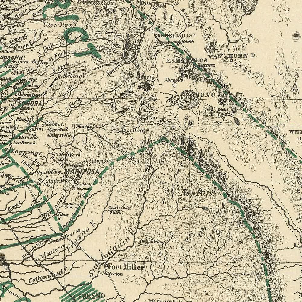 Old Wine Map of California, 1880: San Francisco, Los Angeles, Sonoma, Vineyards, Phylloxera