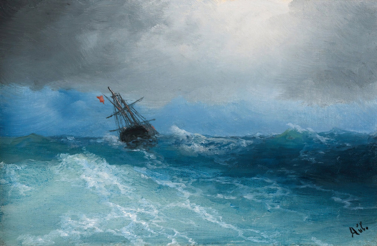 Gathering Storm by Ivan Konstantinovich Aivazovsky, 1899