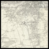 Personalised Old Map of Gateshead