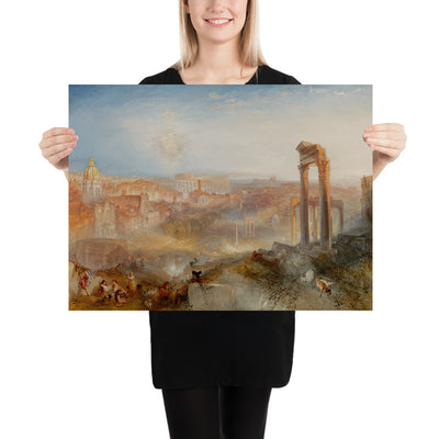 Roma moderna - Campo Vaccino de Turner, 1839 
