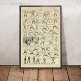 Vintage Fencing (Épée) Poster by Adolphe Millot, 1890