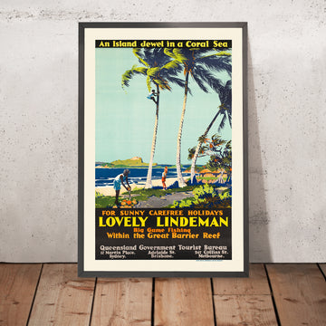 A framed image of 