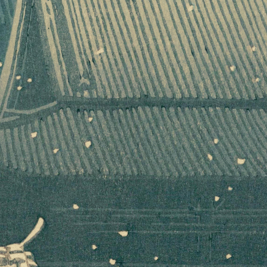 Tenno-Tempel, Osaka von Hasui Kawase, 1935 