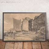 Fisherman’s Cottage, Dover by Turner, 1790