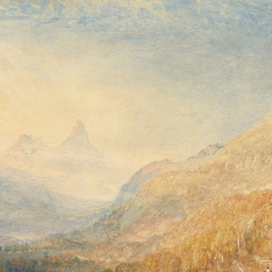 Le lac de Zug, Suisse par Turner, 1843 