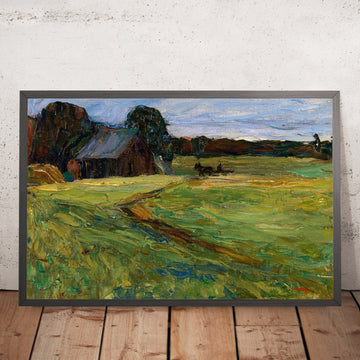 A framed image of 