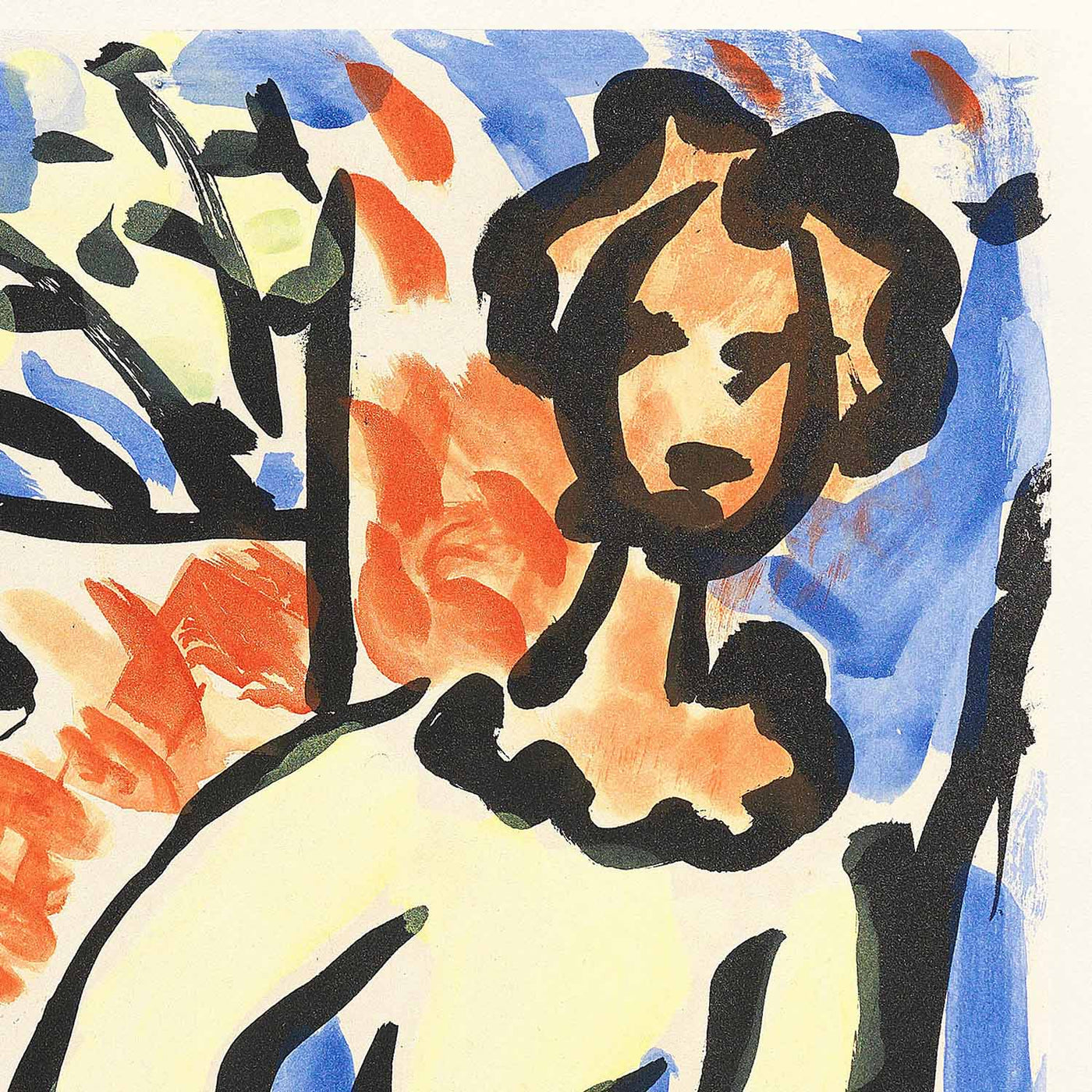 Marie-José in einem gelben Kleid (Marie-José in a Yellow Dress) von Henri Matisse, 1950 
