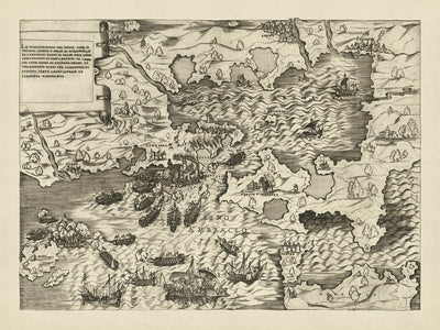 Vieille bataille de Préveza par Salamanque, 1540 : Octave contre Antoine et Cléopâtre 