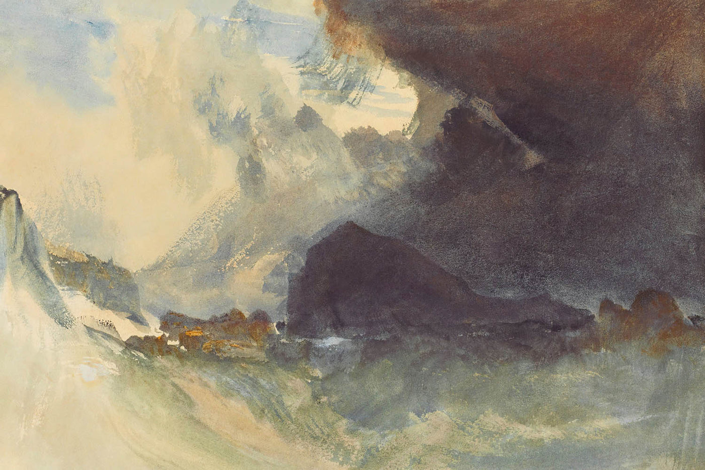 El Mewstone, Devon por Turner, 1823 