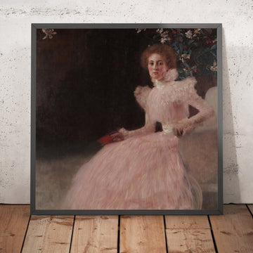 A framed image of 