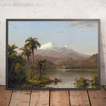 A framed image of 