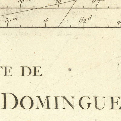 Alte nautische Karte der Karibik, 1750: Santo Domingo, Haiti, Jamaika, Puerto Rico, Turks- und Caicosinseln 