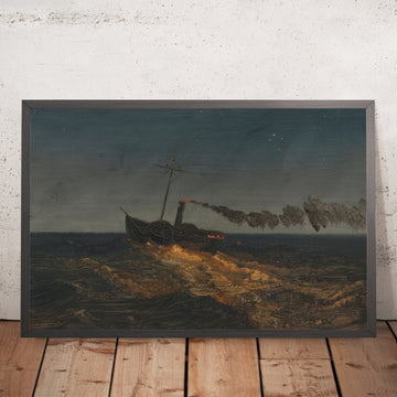 A framed image of 