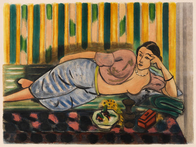 Odaliske mit rotem Kästchen (Odalisque au coffret rouge) von Henri Matisse, 1926 