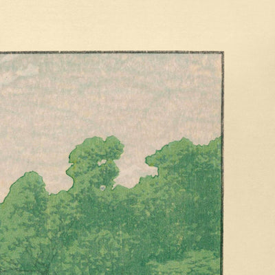 Benkei-Brücke in Akasuka von Hasui Kawase, 1935 