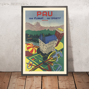 Una imagen enmarcada de 