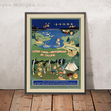 A framed image of 