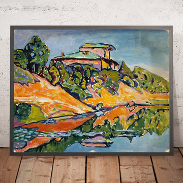 A framed image of 