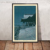 Kiyomizu Temple in Kyoto by Hasui Kawase, 1935