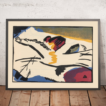 A framed image of 