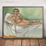 Nu demi couché (Desnudo medio reclinado) de Henri Matisse, 1918 