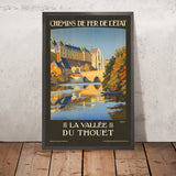 Thouet Valley Travel Poster: La vallée du Thouet by Constant Duval