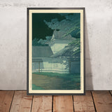 Castello Aoba a Sendai di Hasui Kawase, 1935 