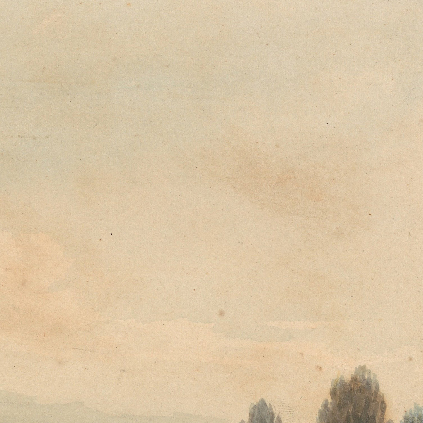 Villa Salviati en el Arno por Turner, 1796 