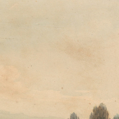 Villa Salviati en el Arno por Turner, 1796 
