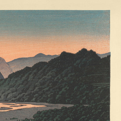 Soirée à Minano, Chichibu par Hasui Kawase, 1935 