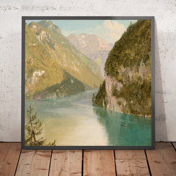 A framed image of 