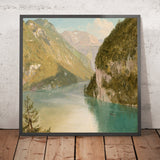 Königssee, Bavaria by Frederic Edwin Church, 1868