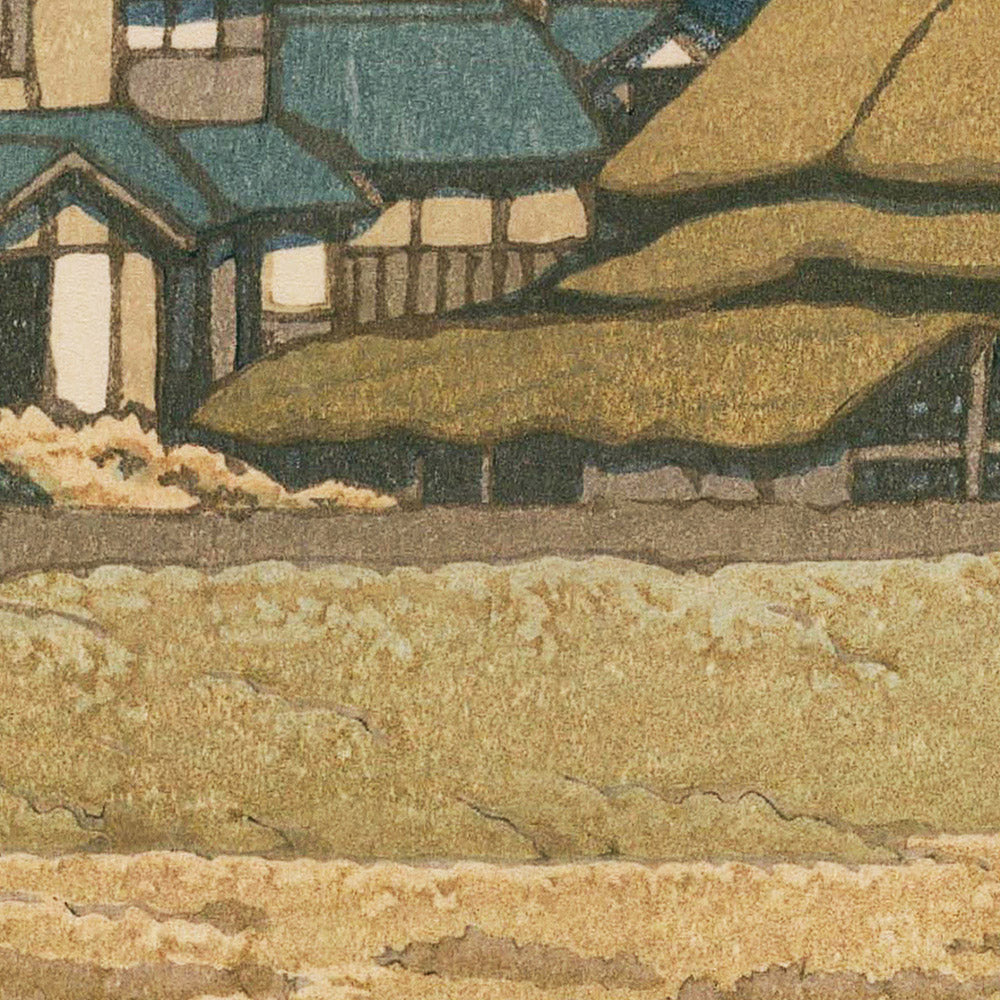 Winter in Kamigamo, Kyoto von Hasui Kawase, 1935 
