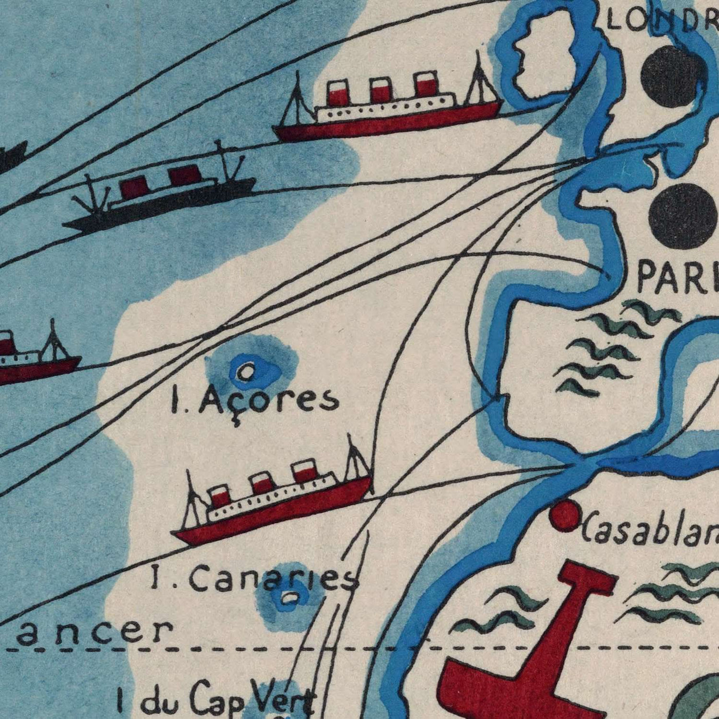 Old Map of the Americas by Mazuyer, 1931: Vivid Illustrations, Cultural Artifact, Pictorial Style