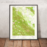Old Map of Rutherford, California by USGS, 1951 – Oakville & Napa Valley Vineyards